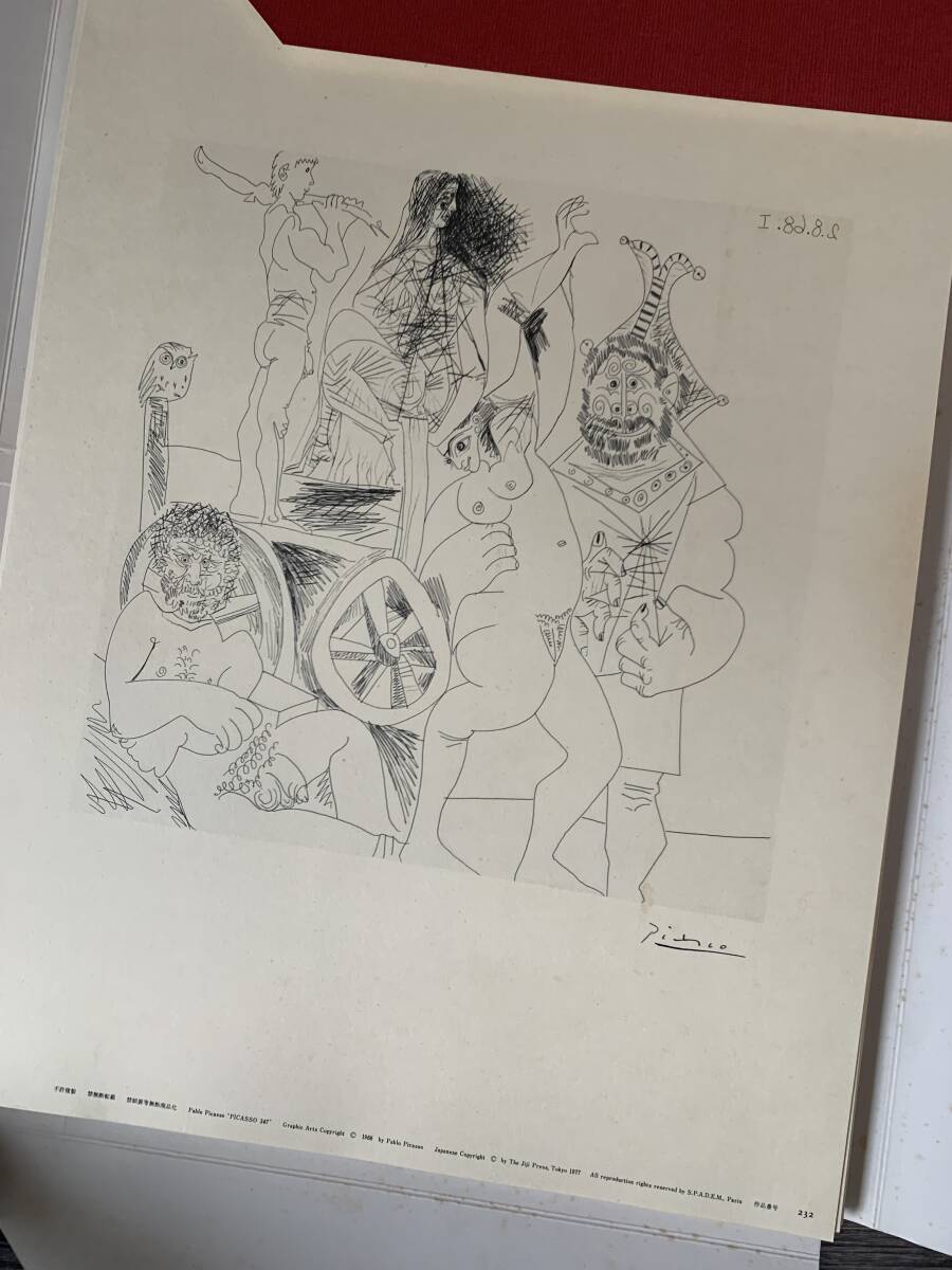 pabro* Picasso [Picasso 347* Portfolio ] ограничение 1500 часть /404 номер час . сообщение фирма обычная цена 347,000 иен сборник репродукций картина сборник произведений 12t094