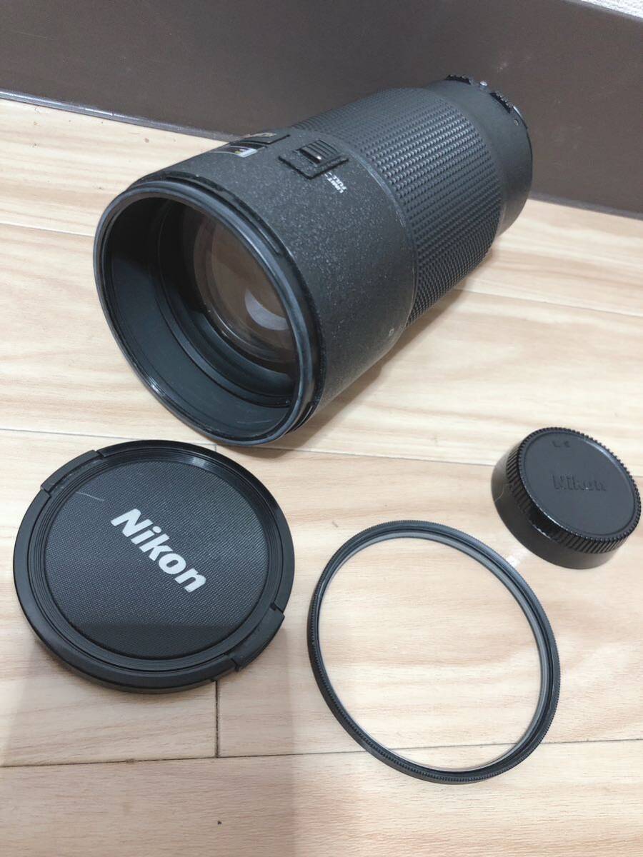 Nikon ニコン AF NIKKOR 80-200mm 1:2.8 D ED 動作品 一眼レフ カメラ レンズ フィルター付き_画像2