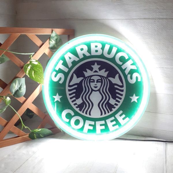 Starbucks 旧ロゴ ネオンサイン Yahoo!オークション - 【 スターバックス コーヒー】根強い人気
