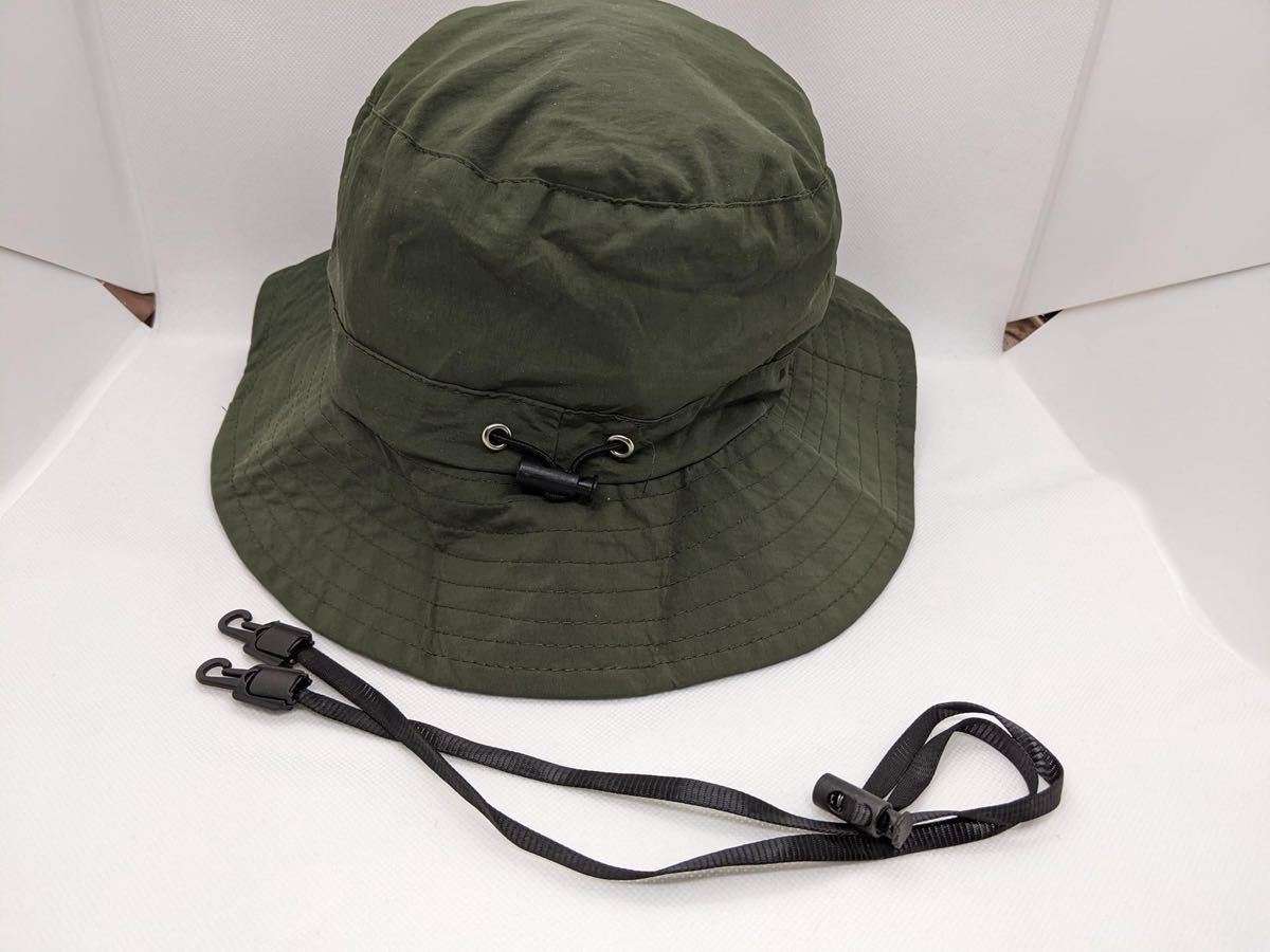 バケットハット 携帯帽子 たためる コンパクト 日焼け防止 軽い 帽子 グリーン