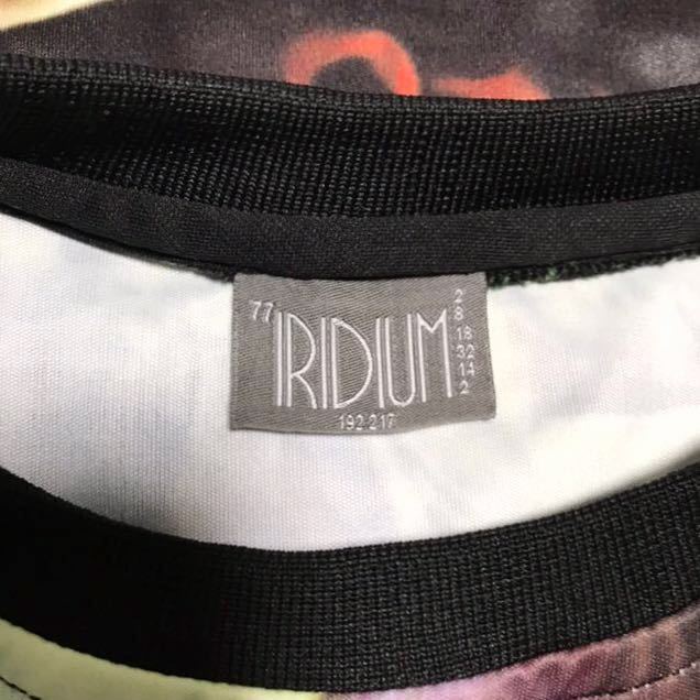 メール便可! 美品! IRIDIUM (イリディウム) 昇華プリント 総柄 Tシャツ (M) | Mens メンズ アート 音楽 ストリート ダンス ブラック セレブ_画像4