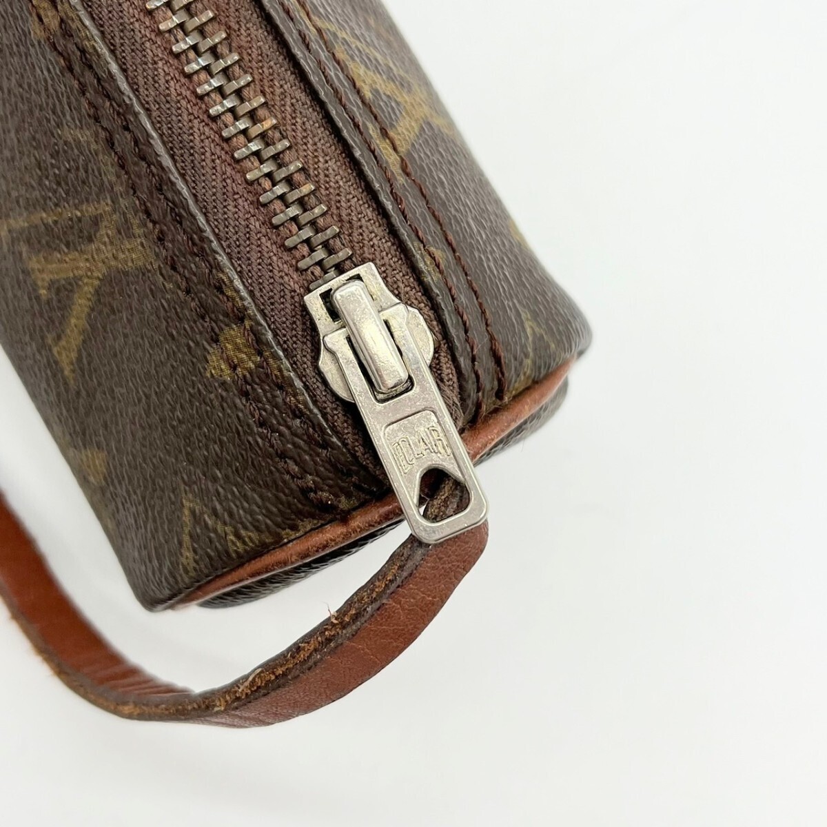 極美品☆LOUIS VUITTON ルイヴィトン パピヨン ポシェット ミニポーチ バッグ モノグラム マイクロ 正規品 M51380 LV アクセサリーポーチ_画像9