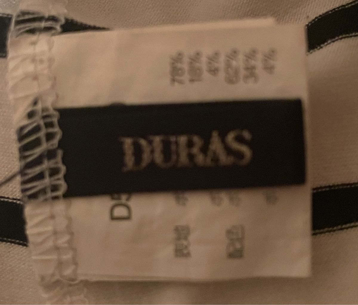 DURAS デュラス　背中空き　トップス　フリーサイズ カットソー 長袖 ボーダー