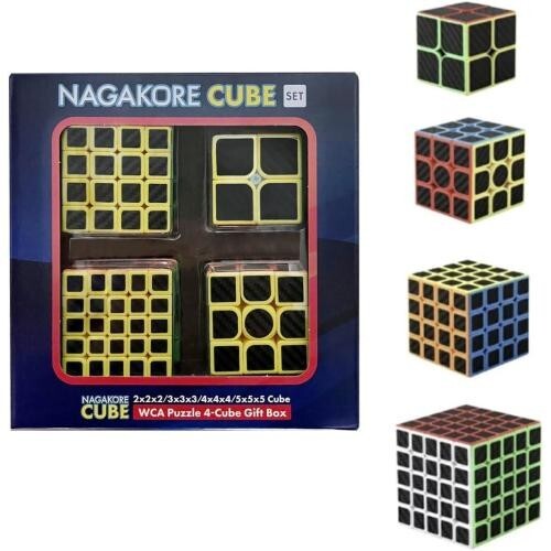 ナガコレキューブセット ２×２ ３×３ ４×４ ５×５ 競技用Cube 立体ゲーム パズルキューブ 教育キューブ 脳トレ_画像1