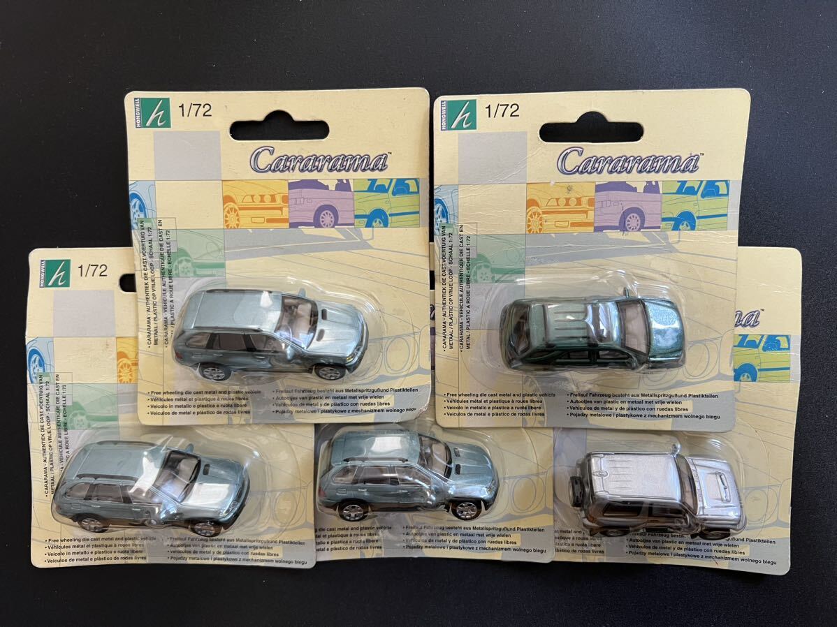 【未開封品】HONGWELL（ホンウェル）ミニカー 5台セット（三菱パジェロEVOLUTION、BMW X5、LEXUS RX300）1/72スケール_画像1