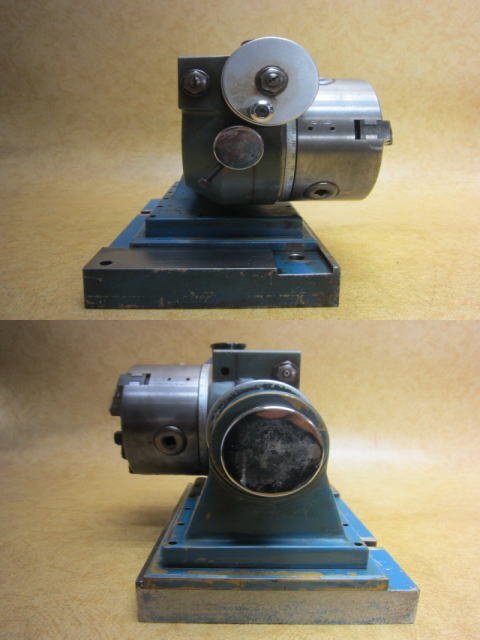 高橋精機 割出し台 DIVIDING HEAD φ110 三つ爪 3爪 スクロール 高橋精機 割出し台 DIVIDING HEAD φ110 三つ爪 3爪 スクロール