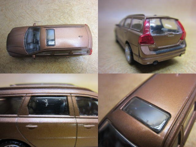 送料無料 RASTAR ラスター VOLVO V70 ボルボ 1/43スケール ゴールド ミニカー ダイキャストミニカー 自動車模型 ホビー おもちゃ 趣味 2_画像6