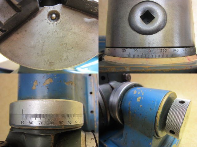 高橋精機 割出し台 DIVIDING HEAD φ110 三つ爪 3爪 スクロール 高橋精機 割出し台 DIVIDING HEAD φ110 三つ爪 3爪 スクロール