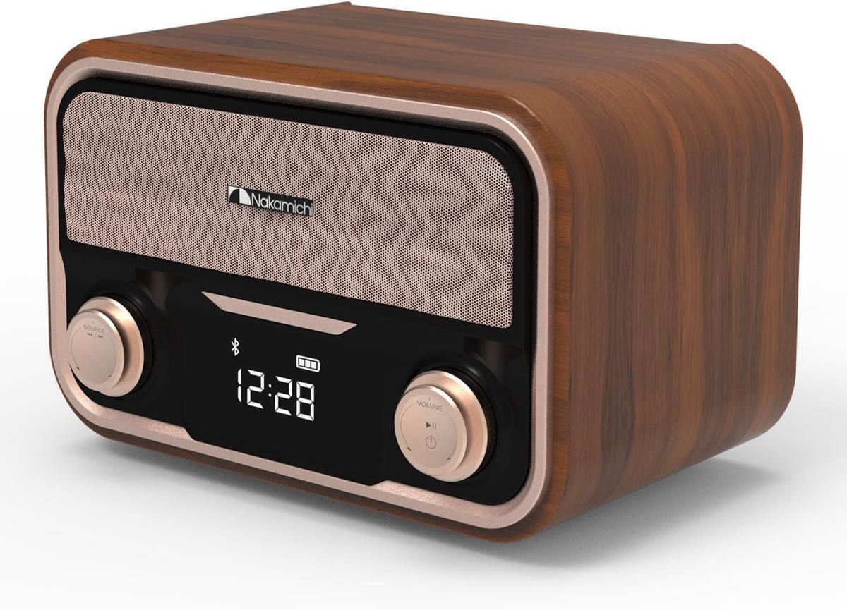 Nakamichi レトロ Bluetooth スピーカー 10Wスピーカー FMラジオ Nakamichi レトロ Bluetooth スピーカー 10Wスピーカー FMラジオ