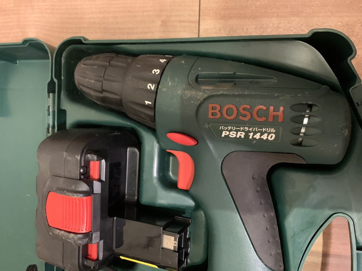 ★送料無料★ 【動作済み】 BOSCH ボッシュ PSR 1440/B 電動ドライバー コードレスドライバー DIY 日曜大工 建築 トルク 電動工具 工具