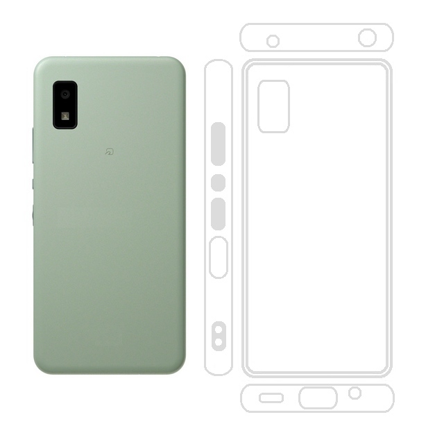 AQUOS wish2 / wish 透明 ソフト TPU ケース _画像1