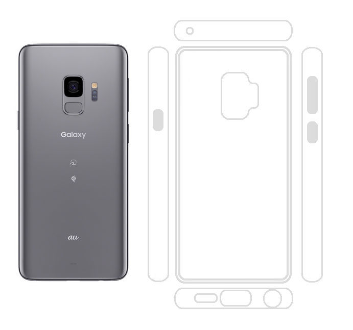 Galaxy S9 SC-02K SCV38 透明 ソフト TPU ケース_画像1