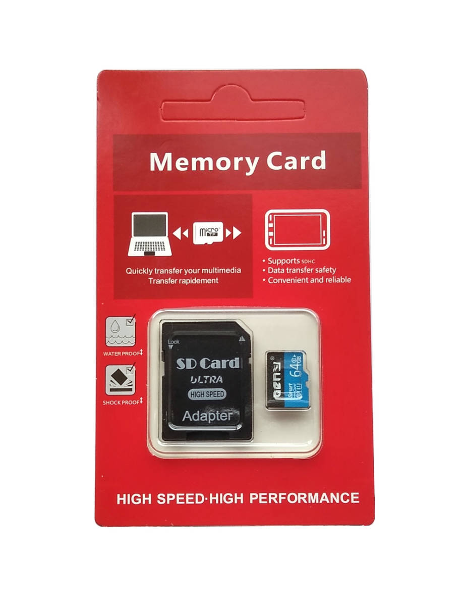 microSD カード 64GB class10 ＋ SD変換アダプタ OENYの画像2