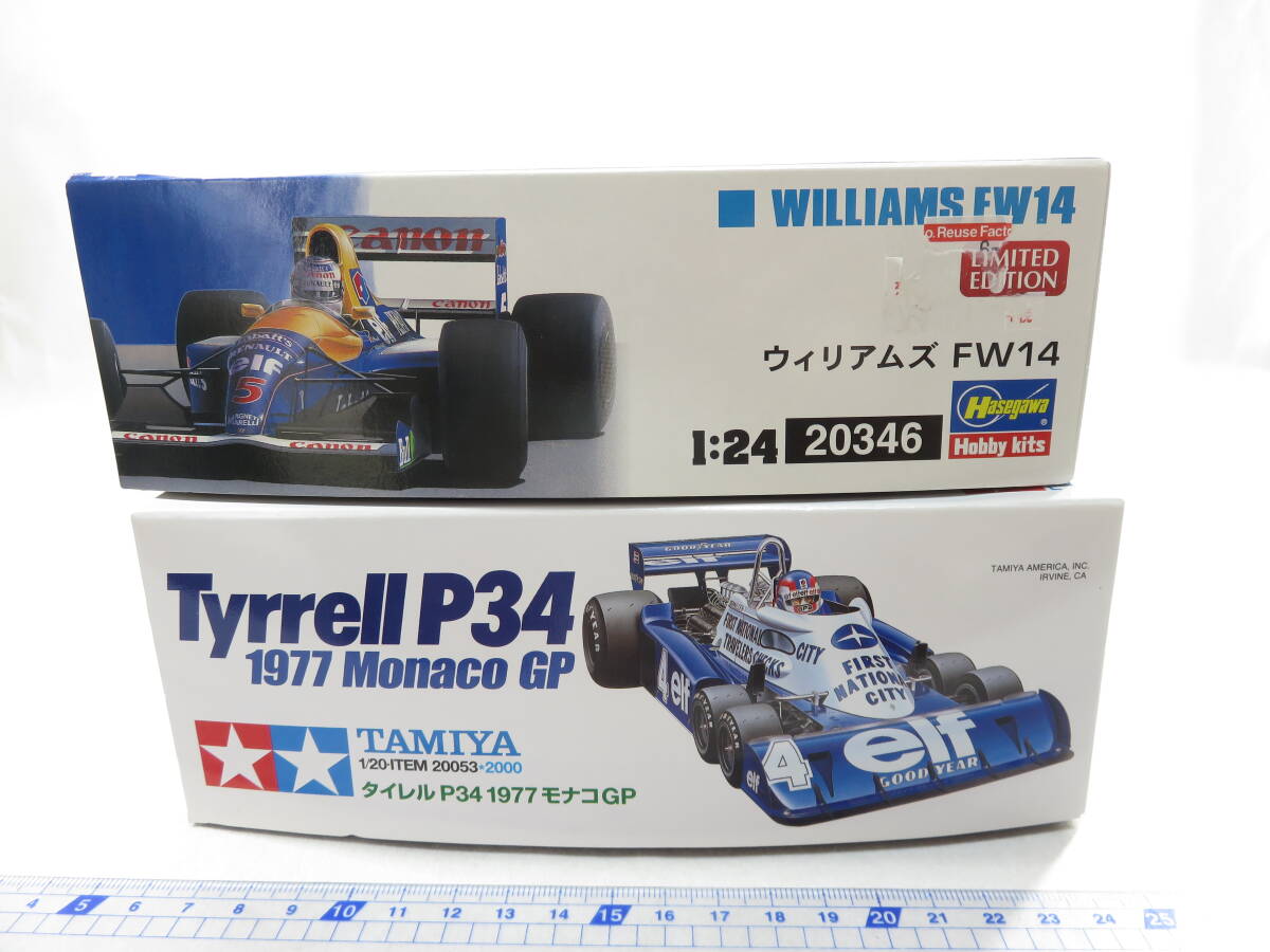 ハセガワ リミテッドエディション 1/24 ウィリアムズ FW14 タミヤ タイレル P34 1977 モナコGP 1/20 グランプリ | 未組立 未検品_画像7