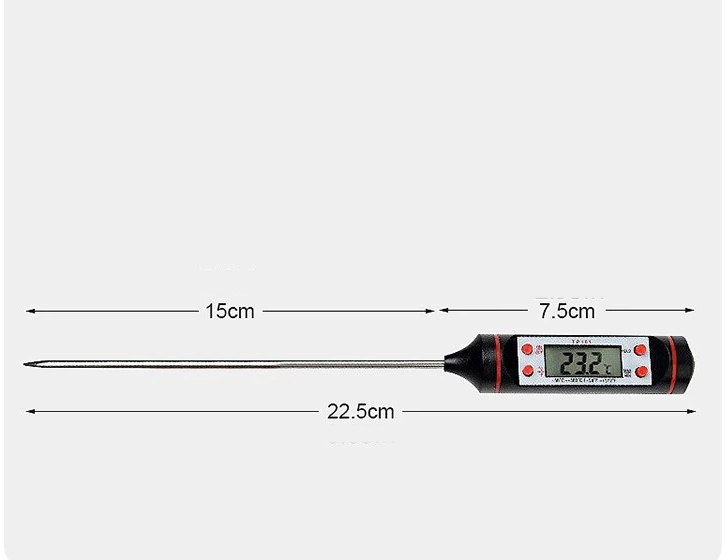 ◆送料無料◆即決◆クッキング温度計 -50℃〜300℃ 料理温度計 デジタル接触式温度計 揚げ物_画像3