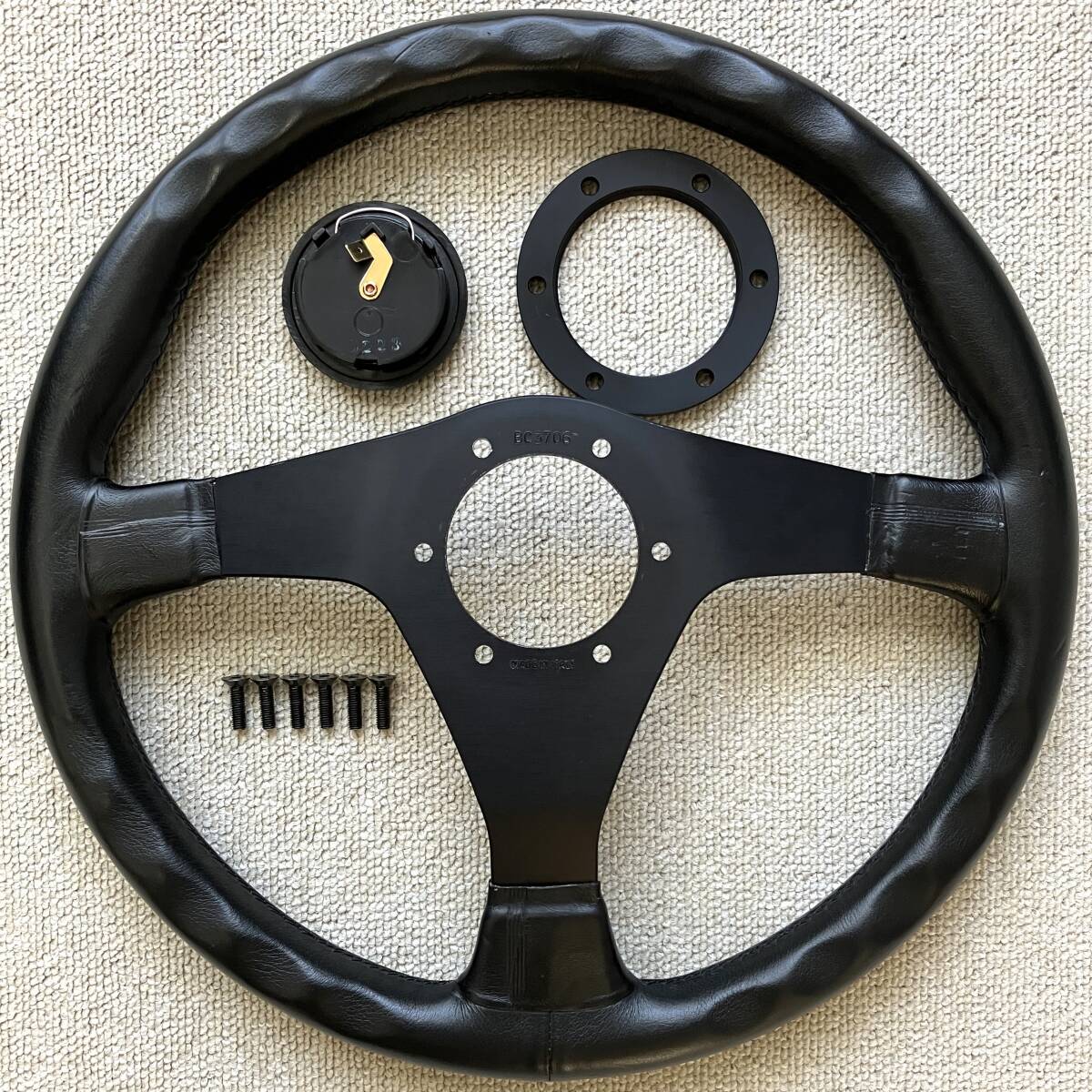 【良品】NARDI ナルディ ガラ3 ステアリング 350mm NISMO ホーンボタン/ニスモ/BNR32/GTR/GT-R/R32/R33/R34/S30/Z31/Z32/S13/S14/S15/MOMO_画像8