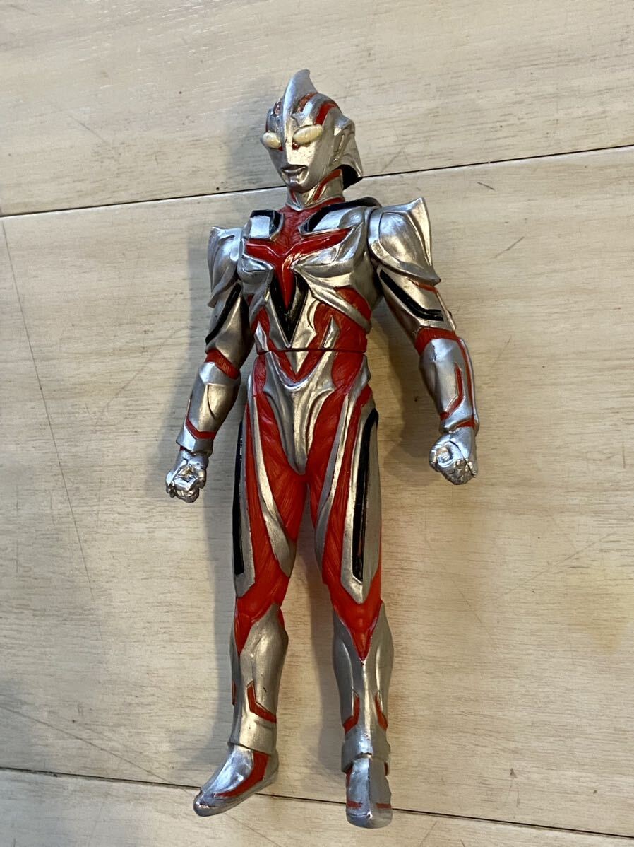 ウルトラマンネクスト アンファンス ジュネッス 2体まとめて 2004 廃盤17センチソフビ ウルトラマンネクサス BANDAI 中古美品の画像6