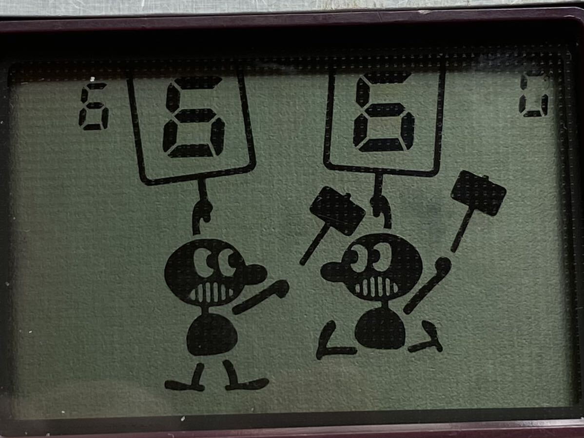  Nintendo Game & Watch jajiNintendo GAME WATCH JUDGE that time thing 