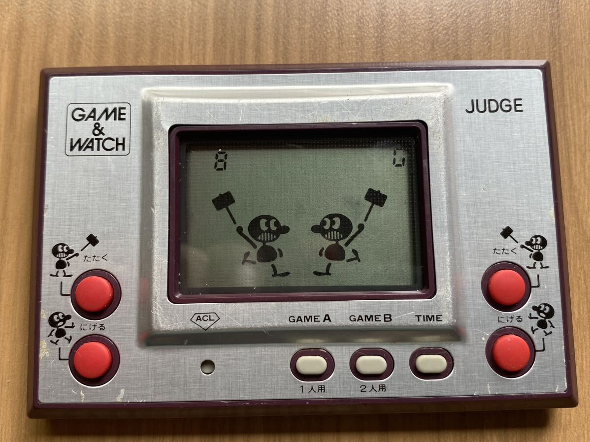  Nintendo Game & Watch jajiNintendo GAME WATCH JUDGE that time thing 