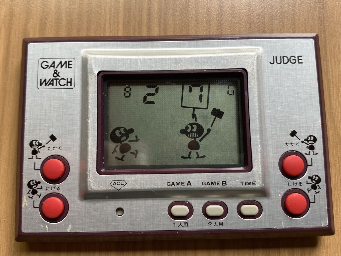 ニンテンドー ゲームウォッチ JUDGE Nintendo GAME WATCH レアゲーム_画像5