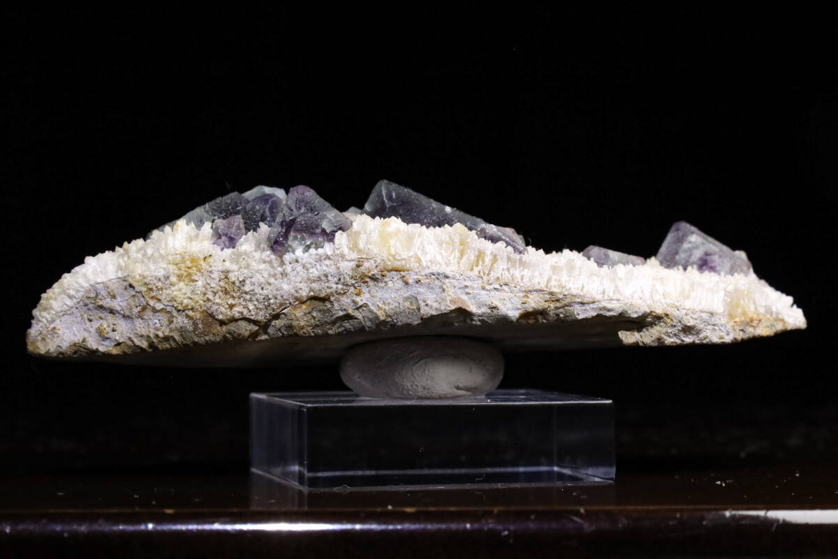 内モンゴル自治区産 天然 フローライト クォーツ クラスター 90g 天然石 結晶 鉱物 標本 コレクション_画像6