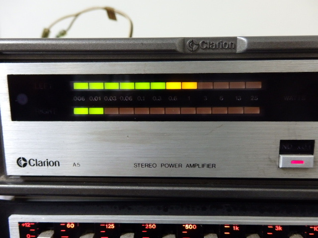  Clarion City Connection amplifier :A5 equalizer :E2 tuner :T2 cassette deck :D3 electrification possible set 