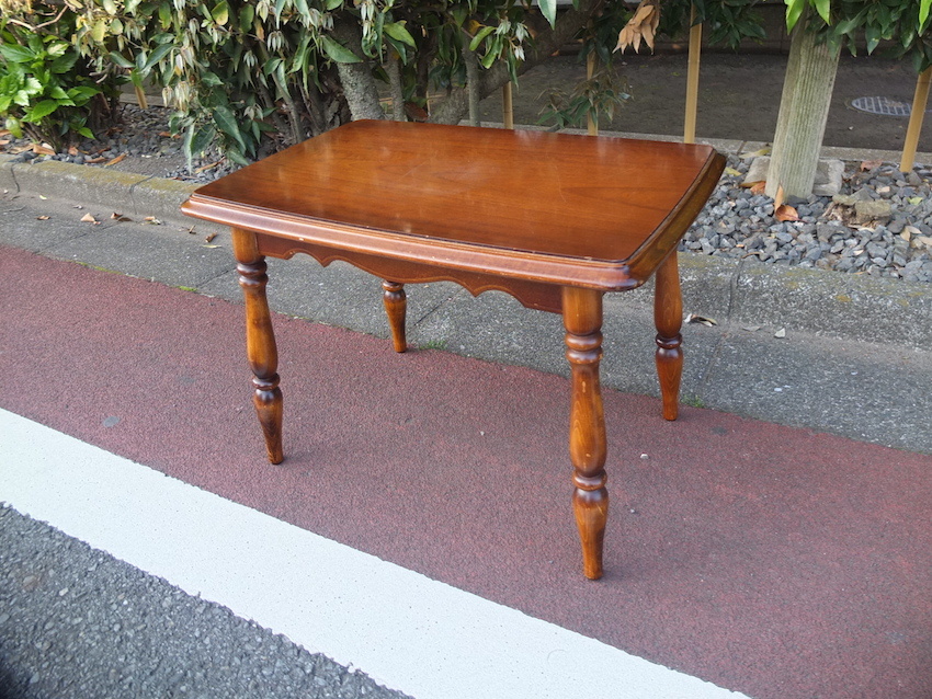 Vintage karimoku「Side Table TC2000JK」カリモク コロニアル サイドテーブル コーヒーテーブル ナイトテーブル ジャパンビンテージの画像1