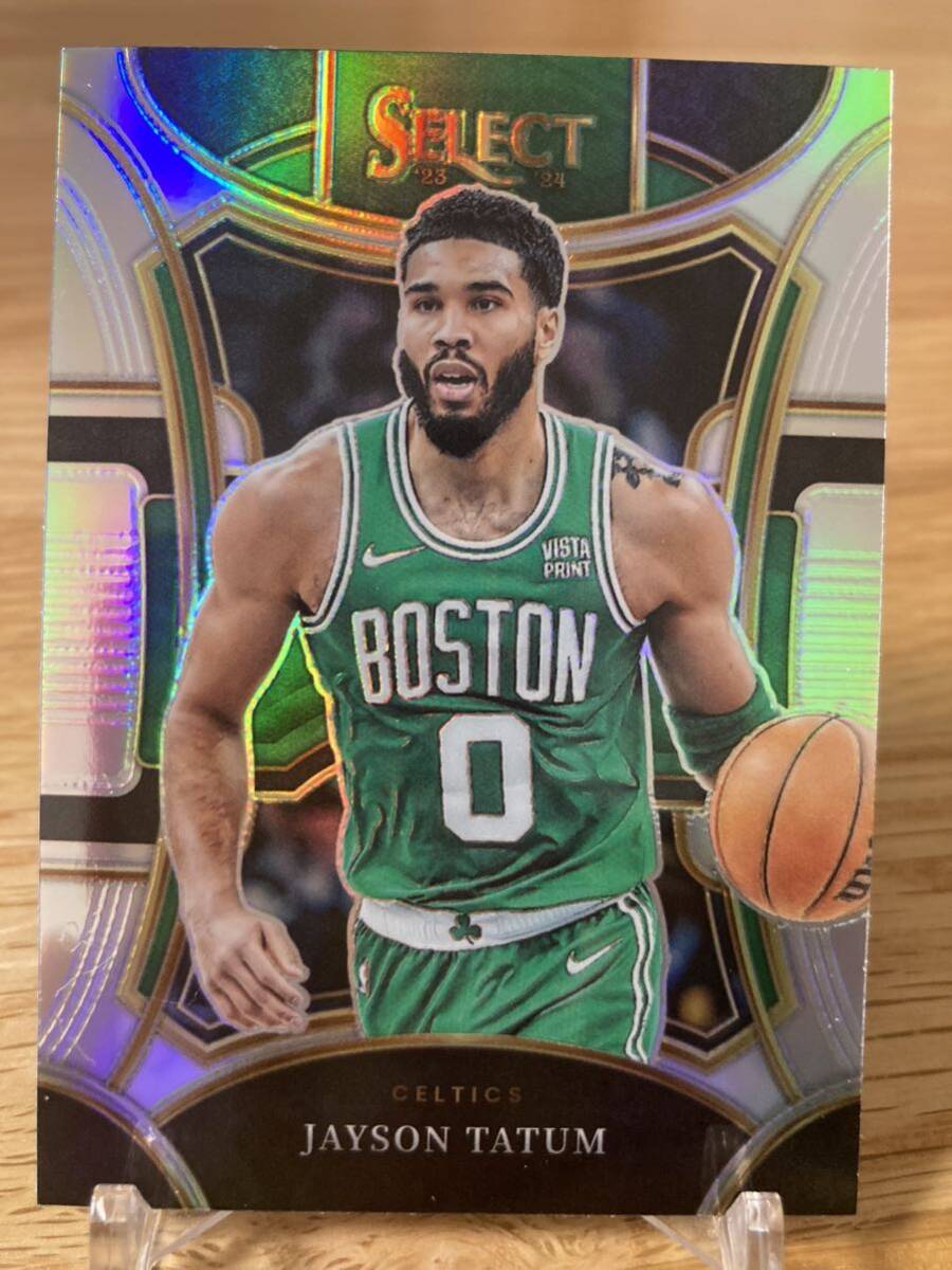 Jayson Tatum 2023-24 Panini Select Mezzanine Silver Prizm NBA Basketballの画像1