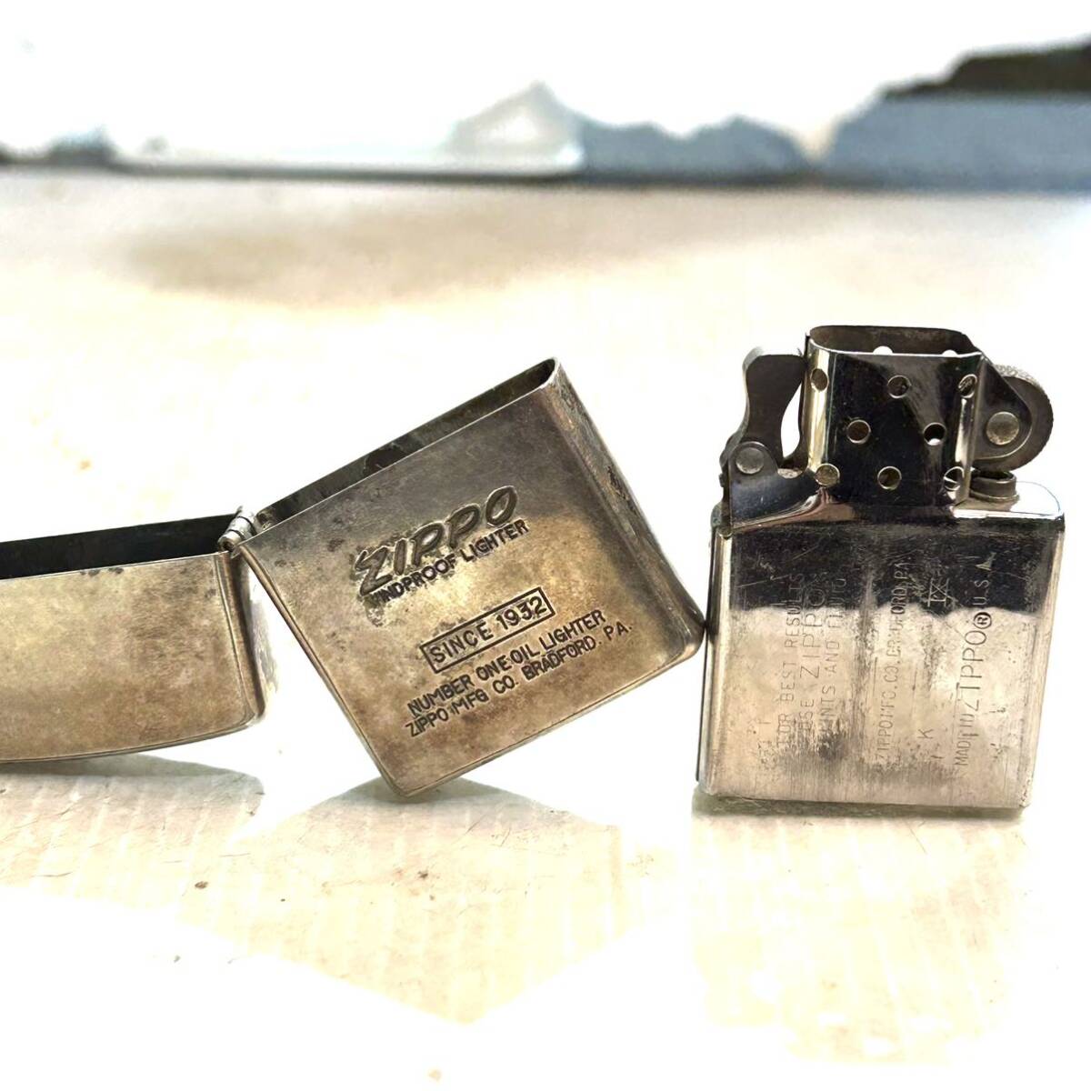 ZIPPO ジッポー ジッポ オイルライター since 1932 USA製 (B3960)の画像6