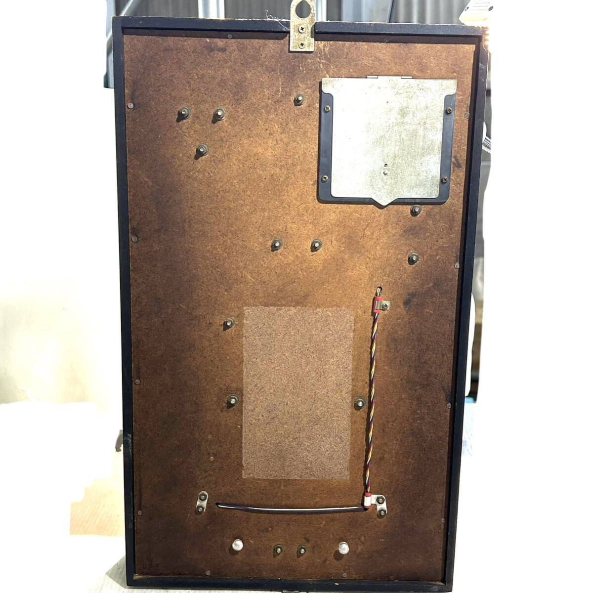 SEIKO TRANSISTOR セイコー ソノーラ 電池式 掛け時計 昭和レトロ 動作未確認 ジャンク 約41.5×26.5cm(B4025)_画像7