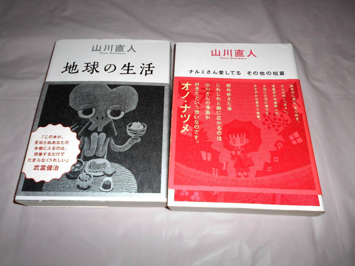 山川直人 2冊　ナルミさん愛してる　その他の短編・地球の生活　_画像1