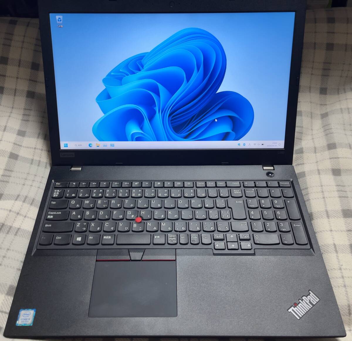 ThinkPad L580 i3-8130U メモリ16G SSD 256Gの画像1