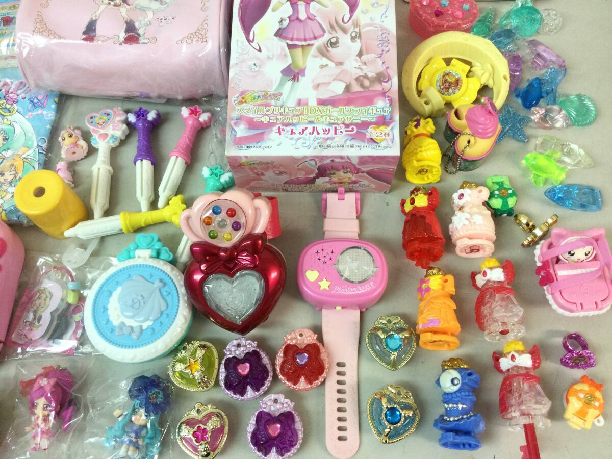 玩具 まとめ プリキュア ファントミラージュ 等 セット フィギュア ドレスアップキー ミライクリスタル 変身タッチフォン プリハート 他 _画像9