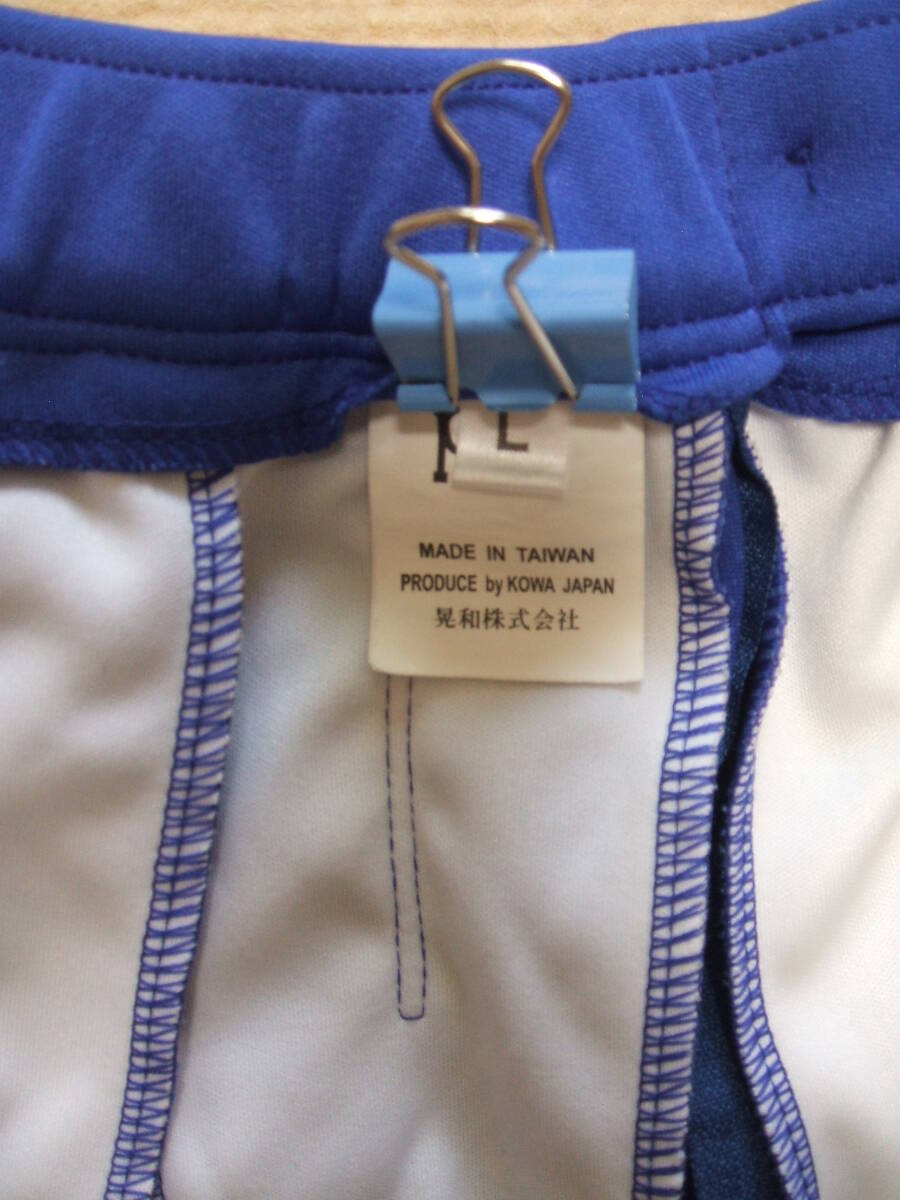 POMCHE(ポムシェ) チアガール ユニフォーム スカート サイズL (ウエスト巾66m 丈37cm) 青×白の画像3