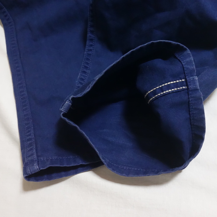 【定番 orslow オアスロウ FRENCH WORK PANTS blue フレンチワークパンツ 3（L）】インクブルー or slow イージーパンツの画像8