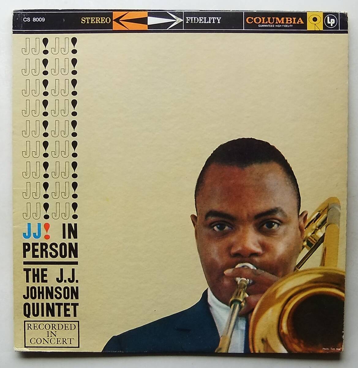 ◆ J.J. JOHNSON Quintet / JJ in Person / TOMMY FLANAGAN - NAT ADDERLY ◆ Columbia CS 8009 (6eye:dg) ◆ W_画像1