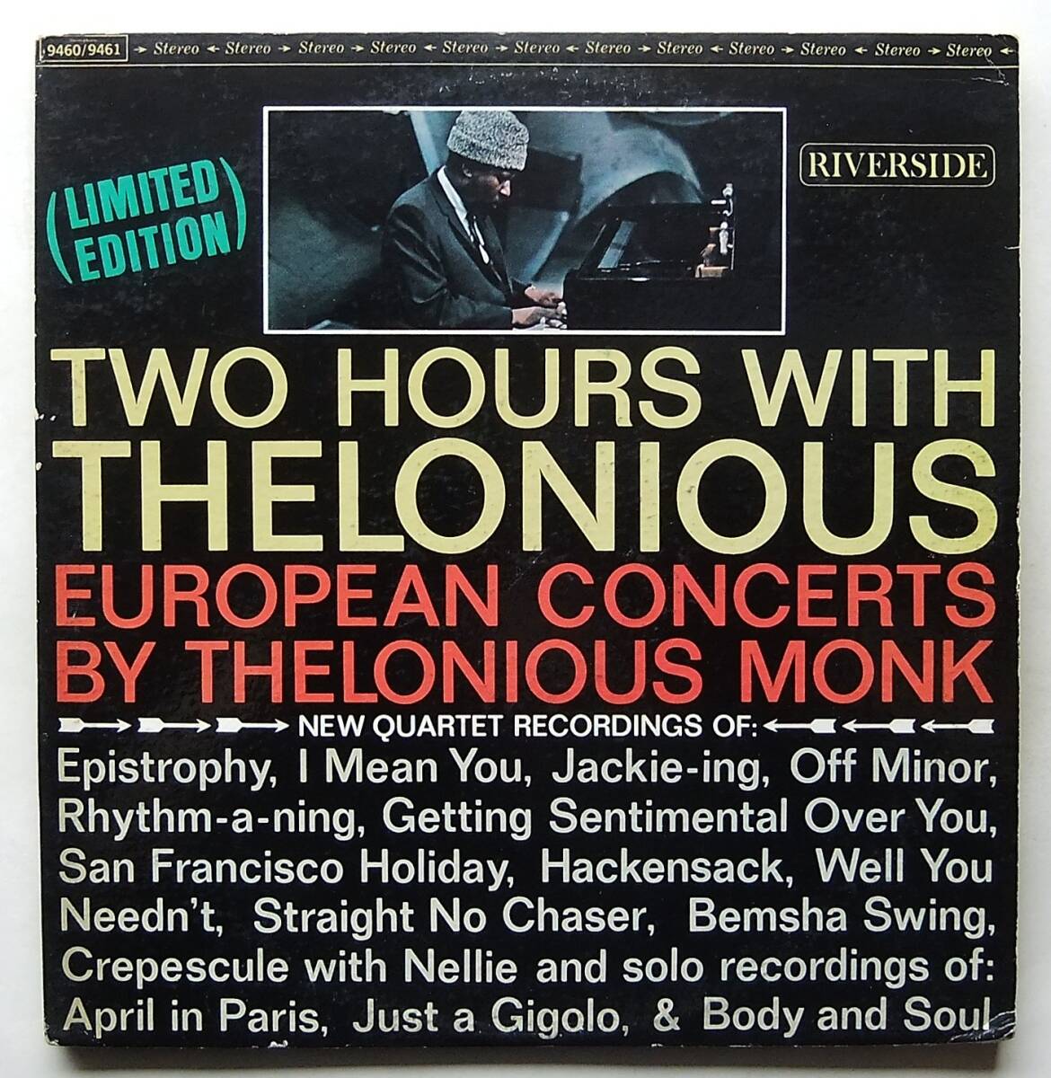 ◆ Two Hours With THELONIOUS MONK ( 2LP ) ◆ Riverside RS 9460/9461 (Orpheum) ◆_画像1