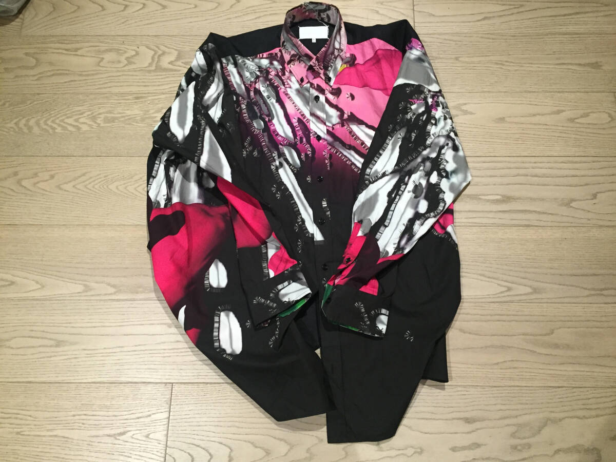 本物　Maison MARTIN Margiela マルタン　マルジェラ カジュアルシャツ　ドレス レディース 柄　３８　_画像3