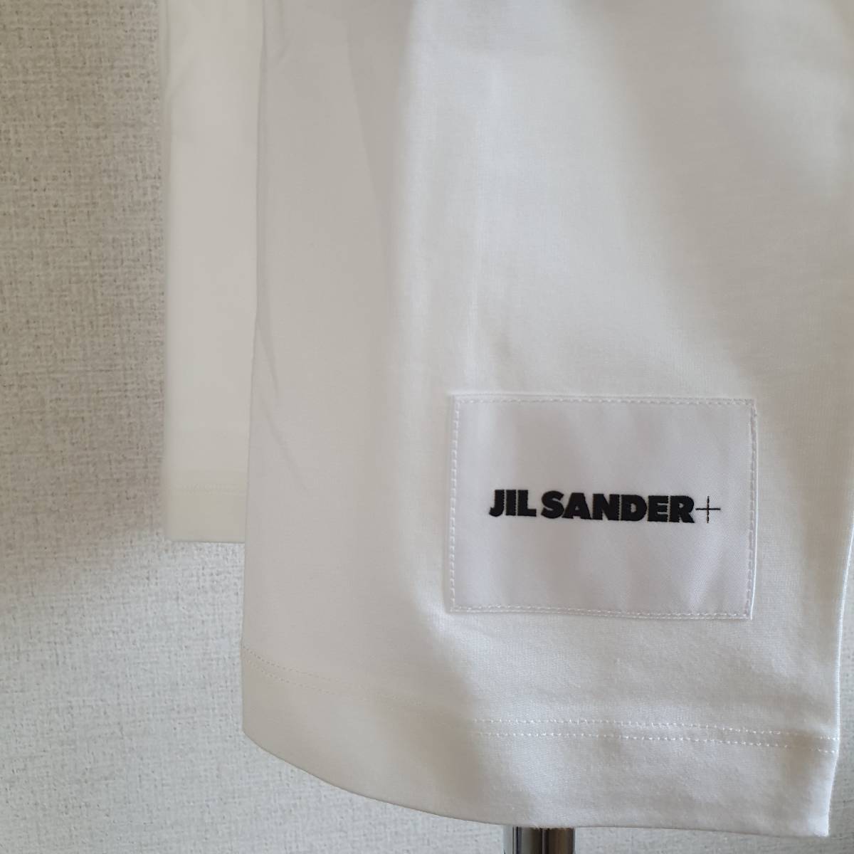 【新品・未使用】Jil Sander ロゴラベル コットンTシャツ 3枚セット　ホワイト　J47GC0001J45048　XLサイズ_画像2