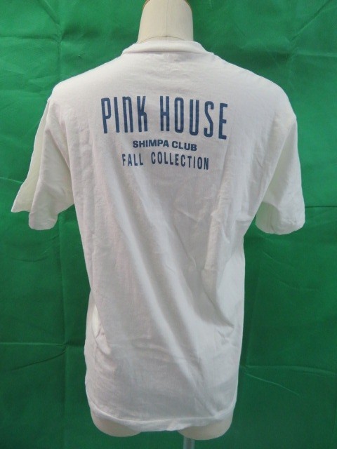 ヤフオク ピンクハウス Pink House 赤いフロッキー加工の ヤフオク ピンクハウス Pink House 赤いフロッキー加工の