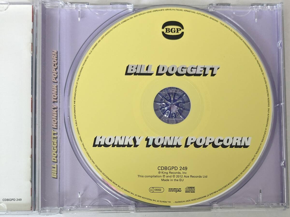 【輸入CD】ビル・ドゲット Bill Doggett / Honky Tonk Popcorn（BGP Records - CRCD3344）JAMES BROWNプロデュース_画像3