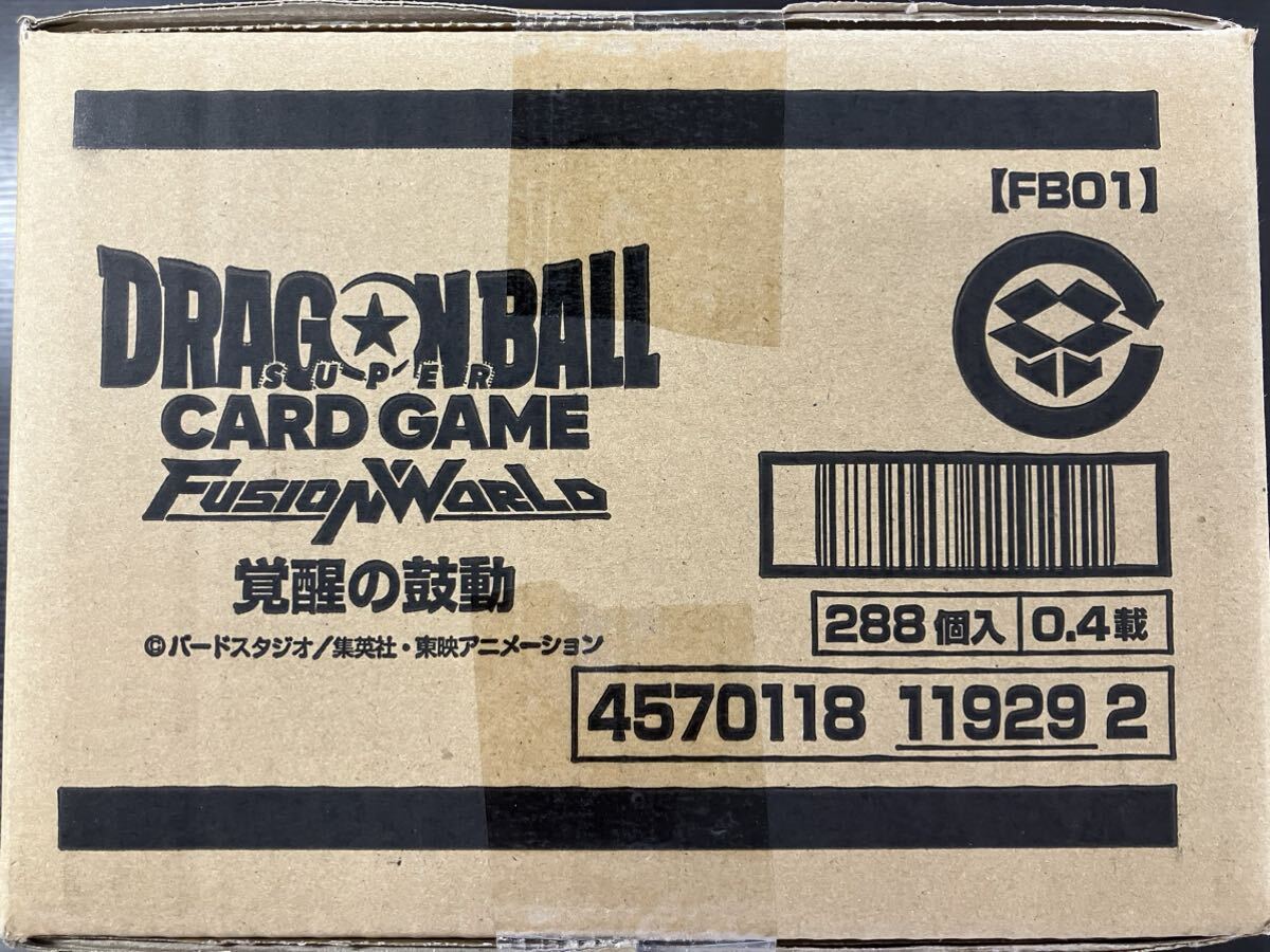 DRAGON BALL SUPER ドラゴンボール 覚醒の鼓動 カートン フュージョン ワールド