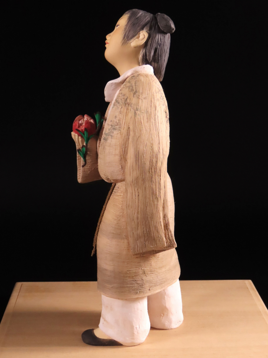 [ONE\'S] Hakata кукла автор Nakamura доверие . сам произведение самый хорошо сделанный [..] высота 27cm украшение Япония прикладное искусство . правильный участник .././ хранение с ящиком традиция прикладное искусство смешанный ассортимент магазин покупка товар 