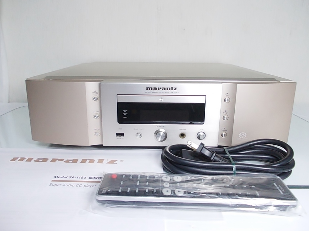 marantz　SA-11S3　DAC機能搭載SACD/CDプレイヤー　新品リモコン付　マランツ_画像1