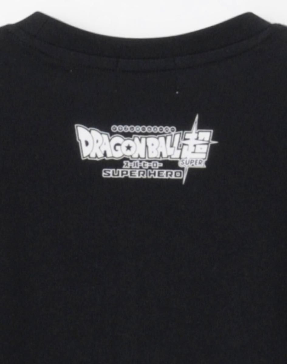 ドラゴンボール超 スーパーヒーロー Tシャツ 半袖 悟空 ベジータ ピッコロ ガンマ1号 ガンマ2号 ブラック 120cm 子供