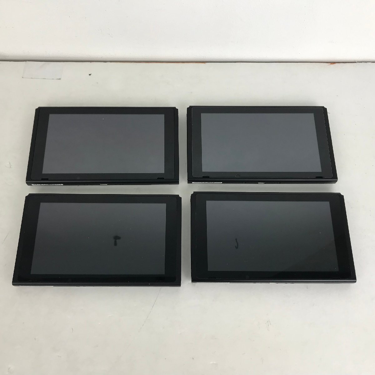 【ジャンク品・初期化済】Nintendo Switch 新型スイッチ液晶パネル 4枚セット 【ゲーム-712】