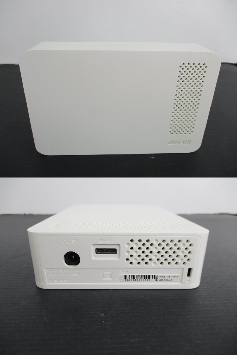 【ジャンク品】BUFFALO 外付けハードディスク　HD-NRLD4.0U3-BA　他１点　セット【電-330】_画像3