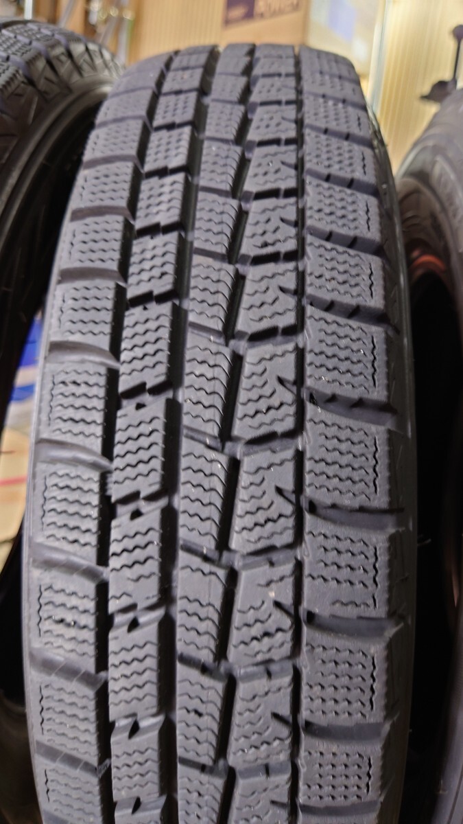 スタッドレスタイヤ スタッドレス 145 80 13 WINTER MAXX DUNLOP ダンロップ 2017年製 1シーズンのみ使用 バリ山 程度良好です 軽四サイズ_画像4