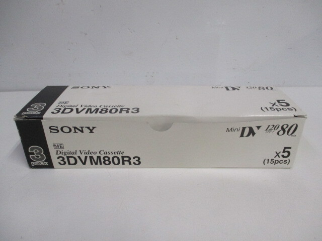 ソニー　ミニDVカセット　3DVM80R3　MiniDV　3本組5個セット(合計15本)　(4)_画像5