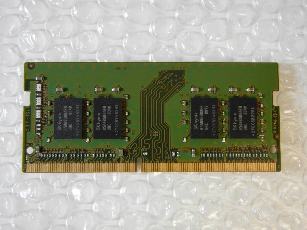★送料込 SK hynix ノートPC用メモリ DDR4-2400 PC4-19200 8GB 1Rx8 PC4-2400T-SA1-11_画像2